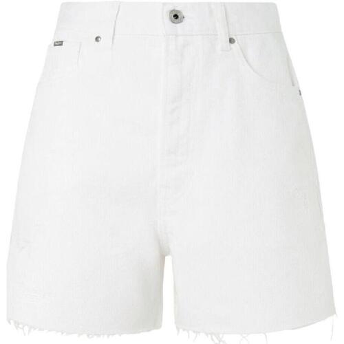 Abbigliamento Donna Shorts / Bermuda Pepe jeans  Bianco