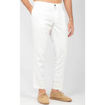 Abbigliamento Uomo Pantaloni Be Able RICCARDOREGULARLMS AVORIO Bianco