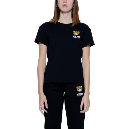 Abbigliamento Donna T-shirt maniche corte Moschino V6A0789 4410 Nero