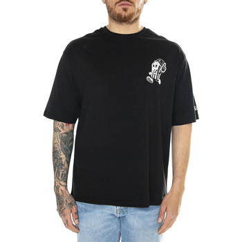 Abbigliamento Uomo T-shirt & Polo New-Era MB Food Graphic OS Tee Chicago White Sox Black / White Nero