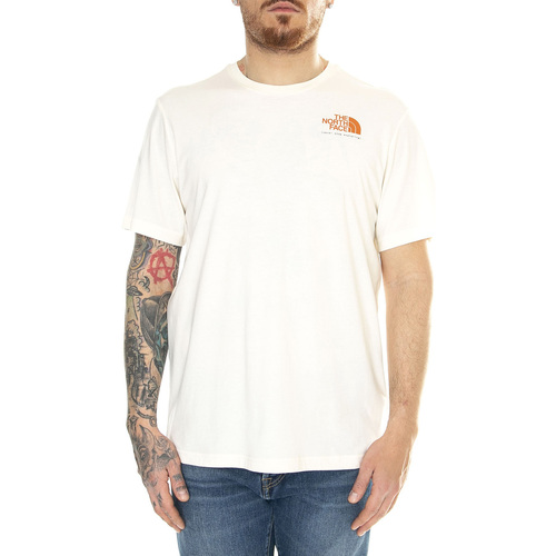 Abbigliamento Uomo T-shirt & Polo The North Face M Graphic S/S Tee White Dune Bianco