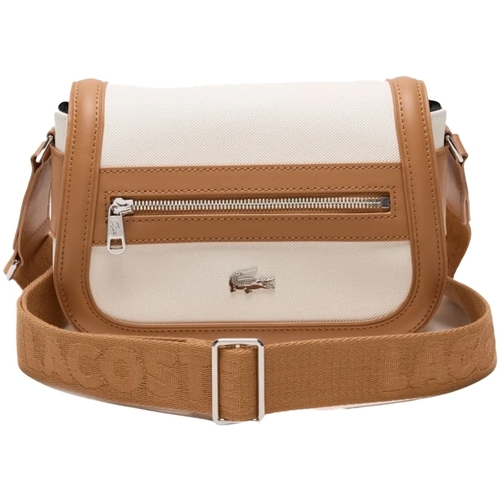 Borse Donna Tracolle Lacoste Nilly Beige
