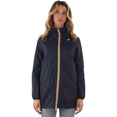 Abbigliamento Donna giacca a vento K-Way 151676 Blu - Beige