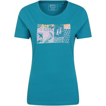Abbigliamento Donna T-shirts a maniche lunghe Mountain Warehouse MW2937 Blu