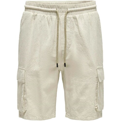 Abbigliamento Uomo Shorts / Bermuda Only & Sons  22028269 Argento