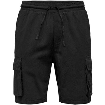 Abbigliamento Uomo Shorts / Bermuda Only & Sons  22028269 Nero