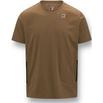 Abbigliamento Uomo T-shirt & Polo K-Way K1141LW 045 Marrone