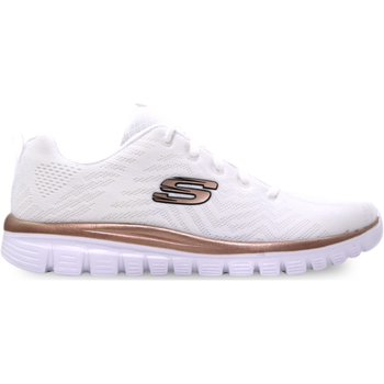 Scarpe Donna Sneakers Skechers Graceful Get Connected Bianco