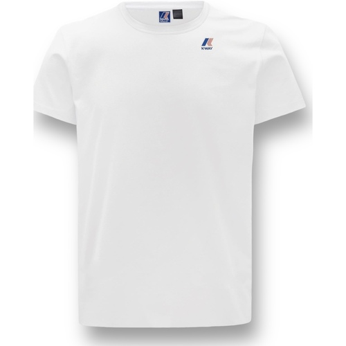 Abbigliamento Uomo T-shirt & Polo K-Way K007JEO 001 Bianco