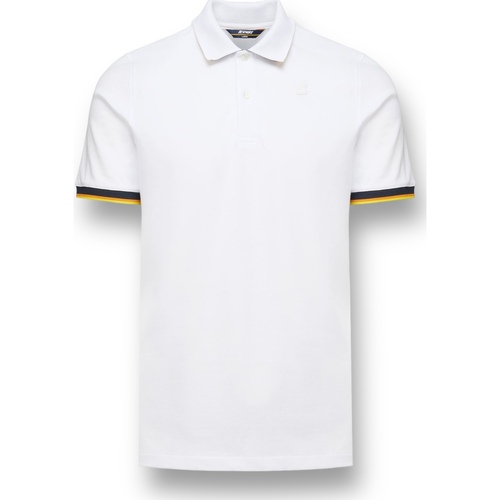 Abbigliamento Uomo T-shirt & Polo K-Way K7121IW 001 Bianco