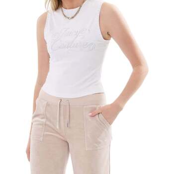 Abbigliamento Donna Top / T-shirt senza maniche Juicy Couture SKU_274884_1538962 Bianco