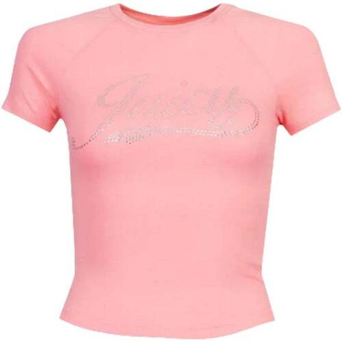 Abbigliamento Donna T-shirt maniche corte Juicy Couture SKU_274889_1539016 Rosa