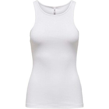 Abbigliamento Donna Top / T-shirt senza maniche Only 15234659 Bianco