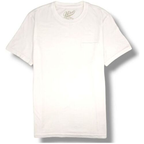Abbigliamento Uomo T-shirt maniche corte Bl'ker T-shirt Freeport Poket Jersey Uomo Off White Bianco