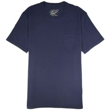 Abbigliamento Uomo T-shirt maniche corte Bl'ker T-shirt Freeport Poket Jersey Uomo Navy Blu