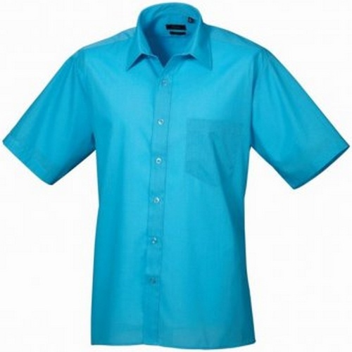 Abbigliamento Uomo Camicie maniche corte Premier Poplin Blu