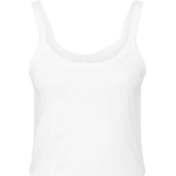 Abbigliamento Donna Top / T-shirt senza maniche Bella + Canvas PC6973 Bianco