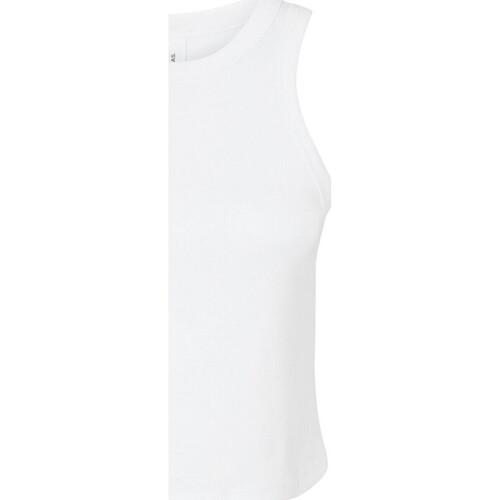 Abbigliamento Donna Top / T-shirt senza maniche Bella + Canvas PC6974 Bianco