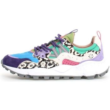 Scarpe Donna Sneakers Flower Mountain YAMANO 3 - 2017817 02-2C64 SUEDE-PONY HAIR-NYLON multicolore