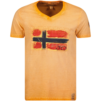 Abbigliamento Uomo T-shirt maniche corte Geo Norway SW1561HGN-ORANGE Arancio