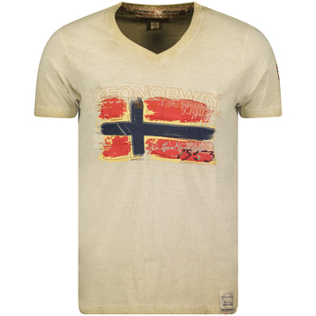 Abbigliamento Uomo T-shirt maniche corte Geo Norway SW1561HGN-BEIGE Beige