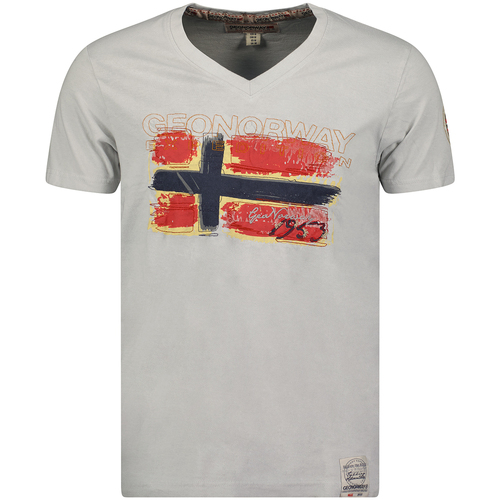 Abbigliamento Uomo T-shirt maniche corte Geo Norway SW1561HGN-LIGHT GREY Grigio