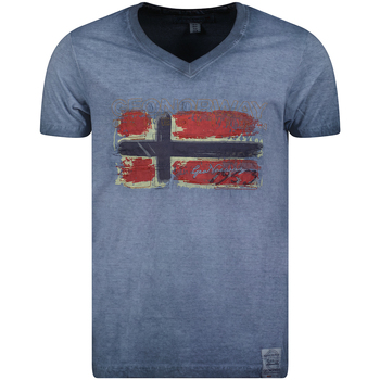 Abbigliamento Uomo T-shirt maniche corte Geo Norway SW1561HGN-NAVY Blu