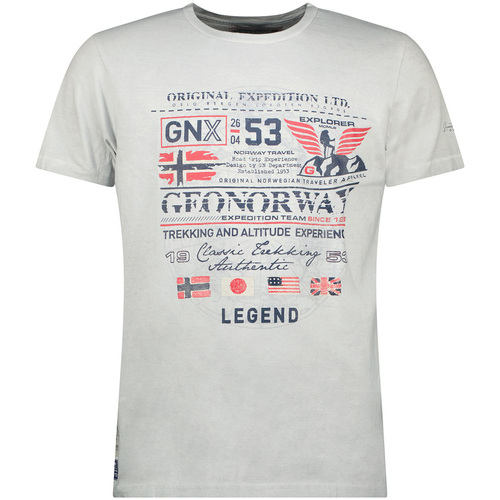 Abbigliamento Uomo T-shirt maniche corte Geo Norway SW1562HGNO-LIGHT GREY Grigio