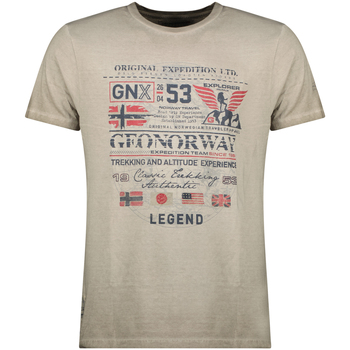 Abbigliamento Uomo T-shirt maniche corte Geo Norway SW1562HGNO-KAKI Verde