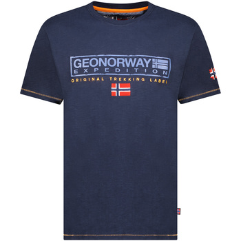 Abbigliamento Uomo T-shirt maniche corte Geo Norway SY1311HGN-Navy Marine