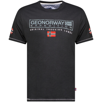 Abbigliamento Uomo T-shirt maniche corte Geo Norway SY1311HGN-Black Nero