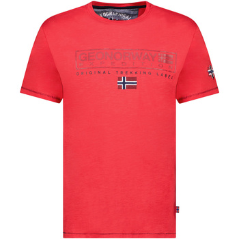 Abbigliamento Uomo T-shirt maniche corte Geo Norway SY1311HGN-Red Rosso