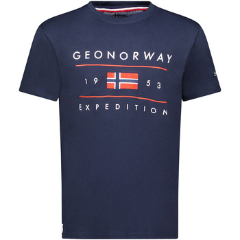 Abbigliamento Uomo T-shirt maniche corte Geo Norway SY1355HGN-Navy Marine