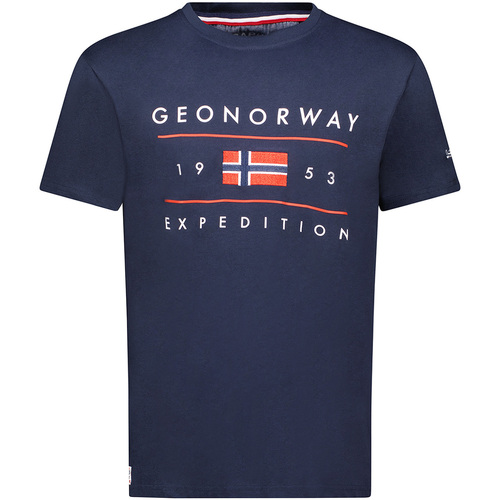 Abbigliamento Uomo T-shirt maniche corte Geo Norway SY1355HGN-Navy Marine