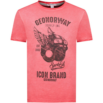 Abbigliamento Uomo T-shirt maniche corte Geo Norway SY1360HGN-Red Rosa
