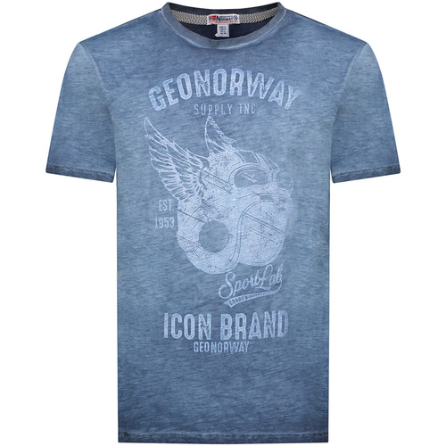 Abbigliamento Uomo T-shirt maniche corte Geo Norway SY1360HGN-Navy Blu