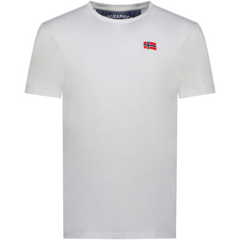 Abbigliamento Uomo T-shirt maniche corte Geographical Norway SY1363HGN-Light Grey Grigio