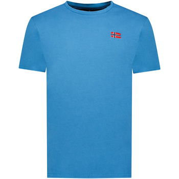 Abbigliamento Uomo T-shirt maniche corte Geographical Norway SY1363HGN-Blue Blu