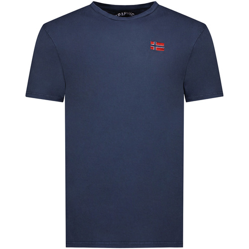 Abbigliamento Uomo T-shirt maniche corte Geographical Norway SY1363HGN-Navy Marine