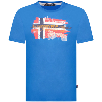 Abbigliamento Uomo T-shirt maniche corte Geographical Norway SY1366HGN-Blue Blu