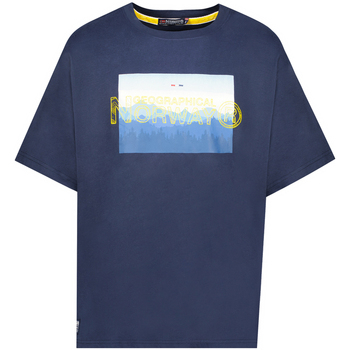 Abbigliamento Uomo T-shirt maniche corte Geographical Norway SY1369HGN-Navy Marine
