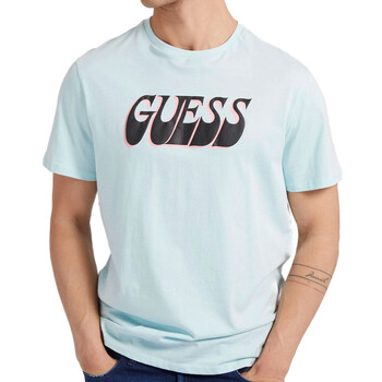 Abbigliamento Uomo T-shirt maniche corte Guess M2GI50-K9RM1 Blu