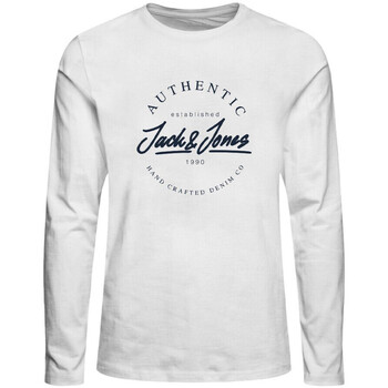 Abbigliamento Bambino T-shirt & Polo Jack & Jones 12218637 Bianco