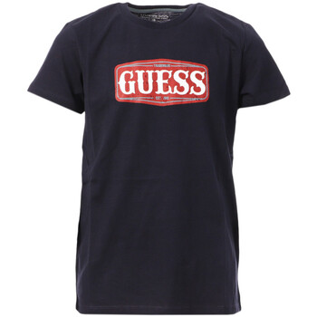 Abbigliamento Bambino T-shirt & Polo Guess G-L3BI01I3Z14 Blu