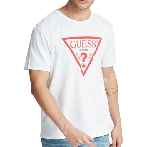 Abbigliamento Uomo T-shirt & Polo Guess G-M0RI48I3Z11 Bianco