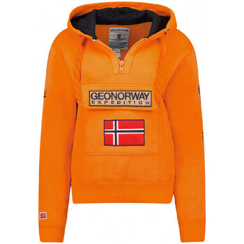 Abbigliamento Uomo Felpe Geographical Norway ST1258H/GN Arancio