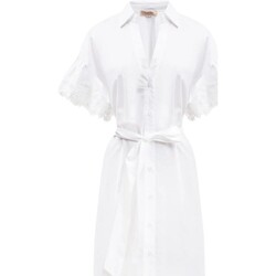 Abbigliamento Donna Abiti corti Twin Set  Bianco