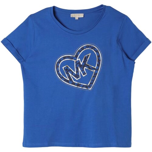 Abbigliamento Bambina T-shirt maniche corte MICHAEL Michael Kors R30003 Blu