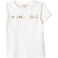 Abbigliamento Bambina T-shirt maniche corte MICHAEL Michael Kors R30002 Bianco