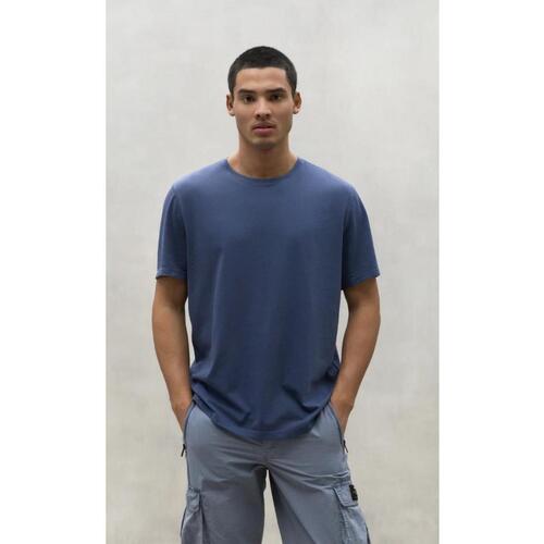 Abbigliamento Uomo T-shirt maniche corte Ecoalf Maglietta a manica corta MCMGATSVENTO0803S24 Blu